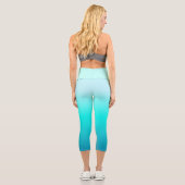 Leggings Capri Ombre Turquoise (Verso)