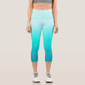 Leggings Capri Ombre Turquoise (Recto)
