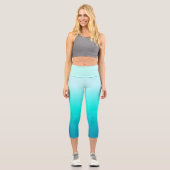 Leggings Capri Ombre Turquoise (Recto)