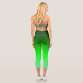 Leggings Capri Ombre verte (Verso)