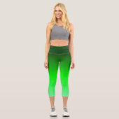 Leggings Capri Ombre verte (Recto)