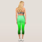 Leggings Capri Ombre verte (Verso)