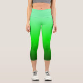 Leggings Capri Ombre verte (Recto)