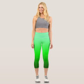 Leggings Capri Ombre verte (Recto)