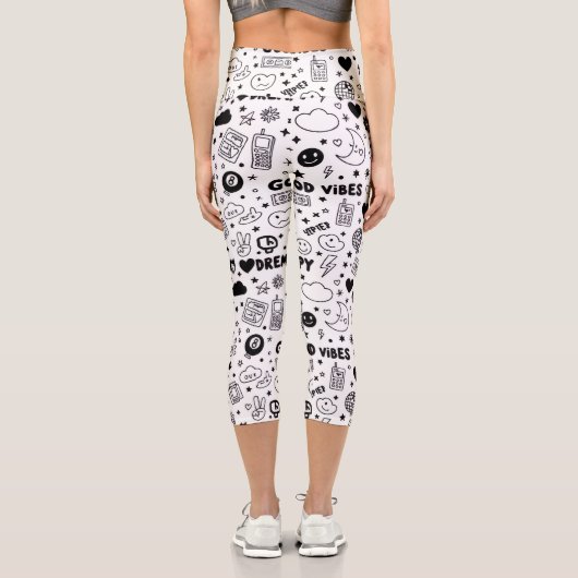 Leggings Capri Only good vibes (Verso)