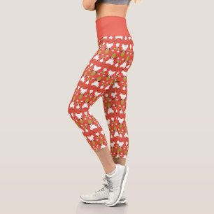 Leggings Capri Oompa Loompa Motif dansant