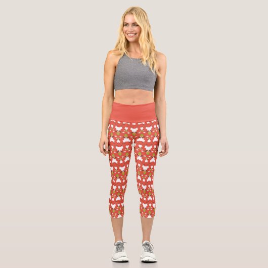 Leggings Capri Oompa Loompa Motif dansant (Recto)
