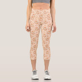 Leggings Capri Orange Peace Floral (Recto)