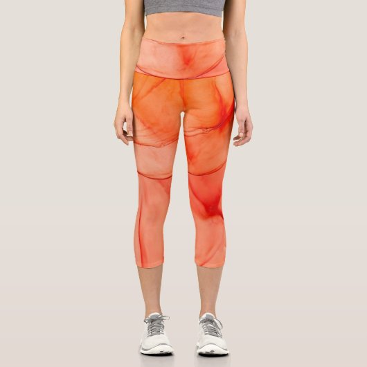 Leggings Capri Orange Sherbet (Recto)