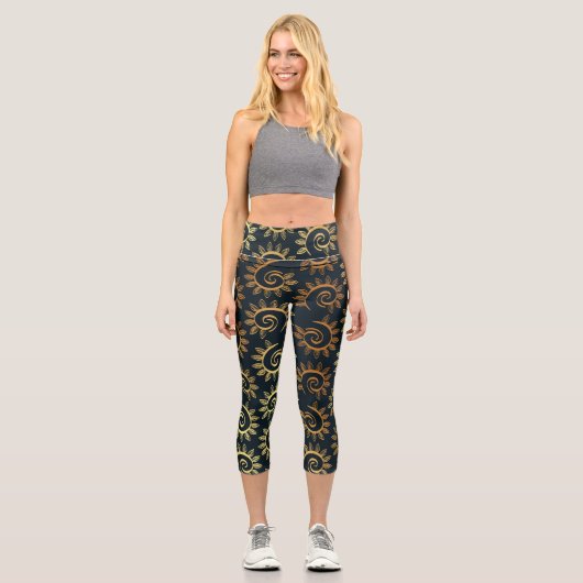 Leggings Capri Ornements de luxe 39 (Recto)
