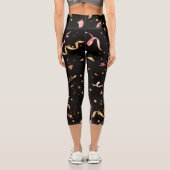 Leggings Capri Ornements festifs 2 (Verso)