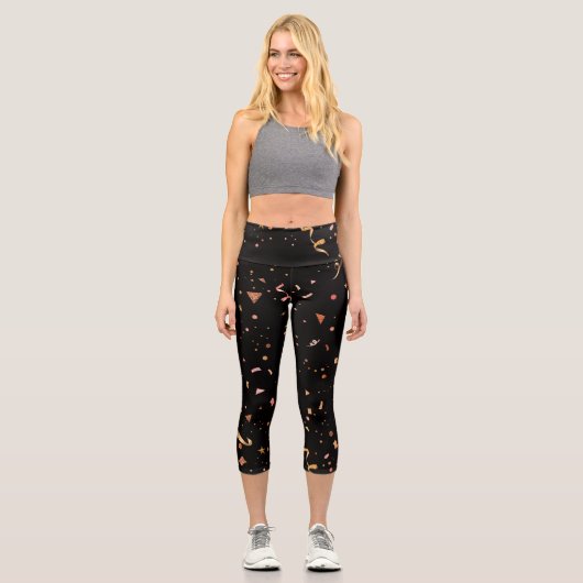 Leggings Capri Ornements festifs 2 (Recto)