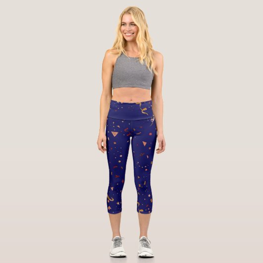 Leggings Capri Ornements festifs 7 (Recto)