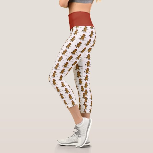 Leggings Capri Ornithorynque Platon funambule (Gauche)