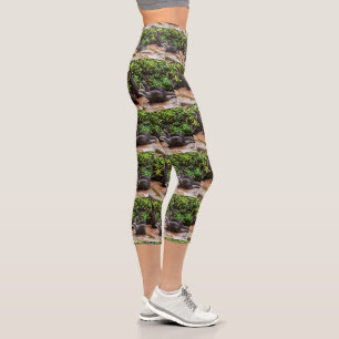 Leggings Capri **"Otterly Adorable : Un collage photo de Otters