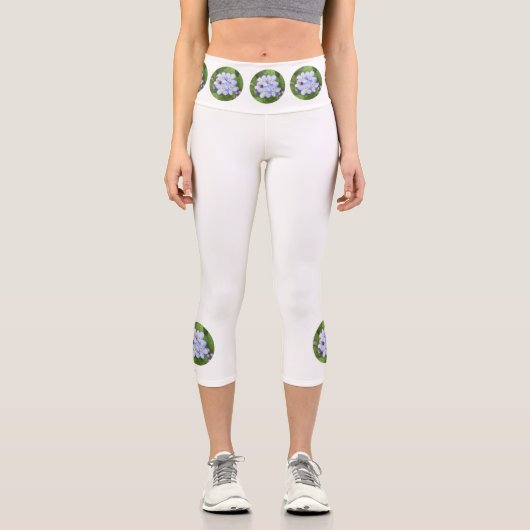 Leggings Capri Oublie-moi-non (Recto)