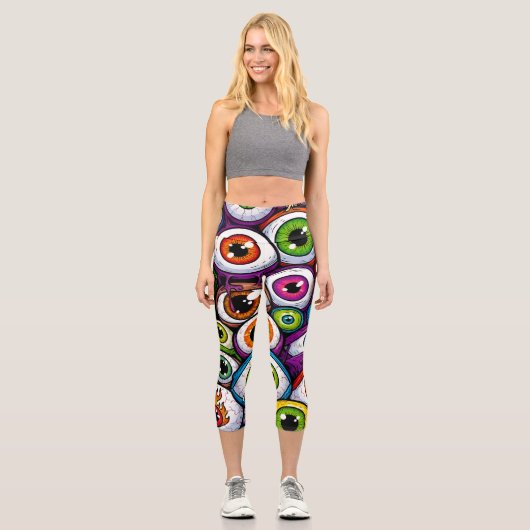 Leggings Capri Ouvrez vos yeux (Recto)