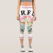 Leggings Capri Overflow Active Wear conçu par Adiela Akoo (Recto)