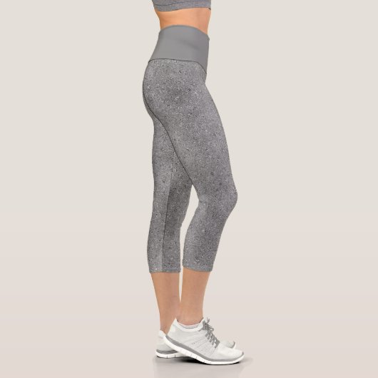 Leggings Capri Paillettes d'Argent Élégantes et Brillantes (Droite)