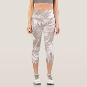 Leggings Capri Palm Amour Motif Feuille #4 #tropical #wall #décor (Recto)