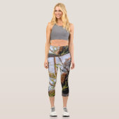 Leggings Capri Panda rouge (Recto)