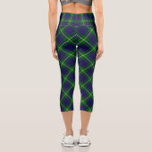 Leggings Capri Panier bleu vert tartan MacIntyre (Verso)