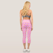 Leggings Capri Pantalon capri rose chaud (Verso)