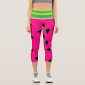 Leggings Capri Pantalon de pastèque Imprimer Pantalon de Yoga Hau (Recto)