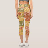 Leggings Capri Pantalon de yoga boho (Verso)