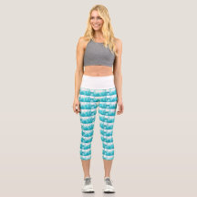 Pantalon de yoga turquoise