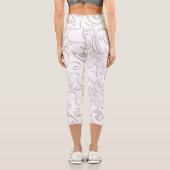 Leggings Capri Papier mural 1 (Verso)