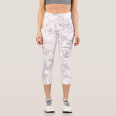 Leggings Capri Papier mural 1 (Recto)