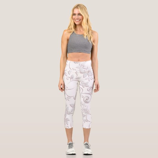Leggings Capri Papier mural 1 (Recto)
