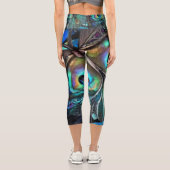 Leggings Capri Papillon Abstrait2 (Verso)