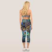 Leggings Capri Papillon Abstrait2 (Verso)