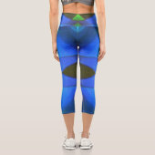 Leggings Capri Papillon bleu (Verso)