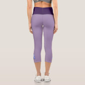 Leggings Capri Papillon Bleu - Nom - Violet (Verso)
