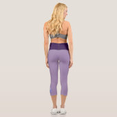 Leggings Capri Papillon Bleu - Nom - Violet (Verso)
