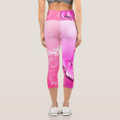 Leggings Capri Papillon magenta (Verso)
