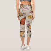 Leggings Capri Papillon Moth Nature Collection Dessin (Verso)