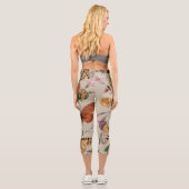 Leggings Capri Papillon Moth Nature Collection Dessin (Verso)
