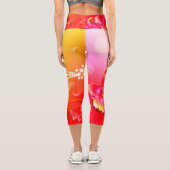 Leggings Capri Papillon rouge (Verso)