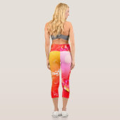 Leggings Capri Papillon rouge (Verso)
