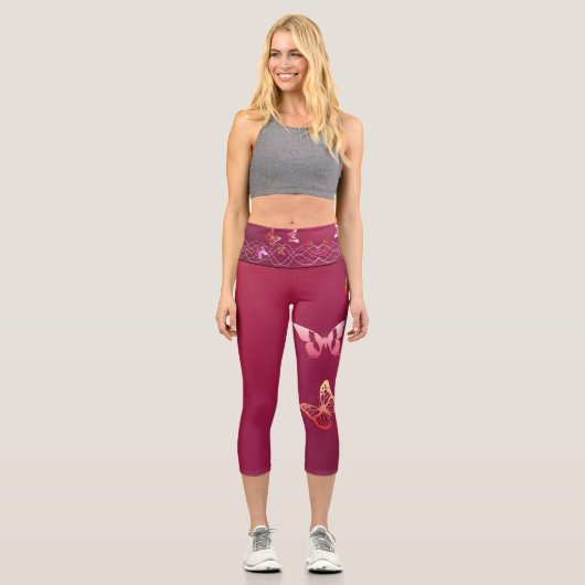 Leggings Capri Papillons (Recto)