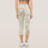 Leggings Capri Papillons blancs (Verso)