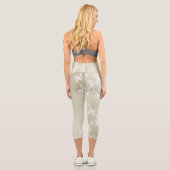 Leggings Capri Papillons blancs (Verso)
