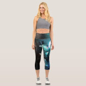 Leggings Capri Papillons de nuit (Recto)