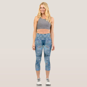 Leggings Capri Papillons gris