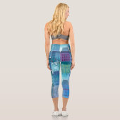 Leggings Capri Paris bleu (Verso)
