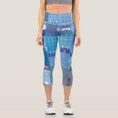 Leggings Capri Paris bleu (Recto)